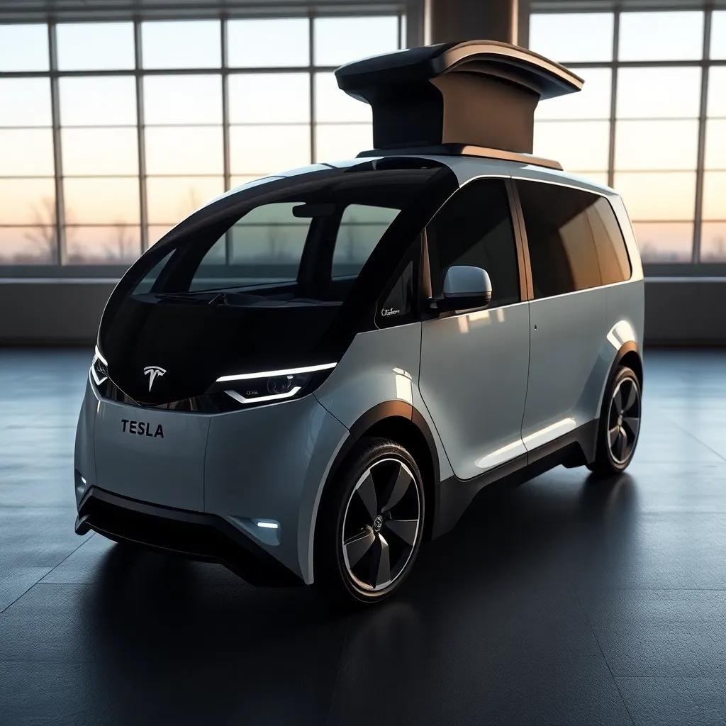 Tesla dévoile le Cybercab et le Robovan, des véhicules révolutionnaires sans volant ni pédales