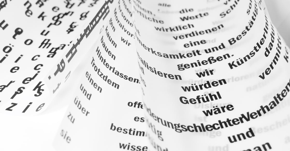 découvrez l'art de la typographie : explorez les différentes polices, styles et techniques pour améliorer vos designs et communications visuelles. apprenez à jouer avec les caractères pour captiver votre audience et donner du caractère à vos créations.