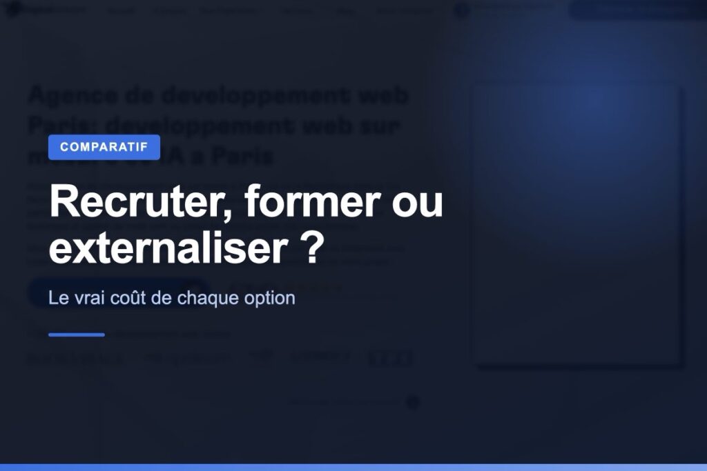 Développement d’application mobile : se former, recruter ou externaliser ? Le comparatif 2026